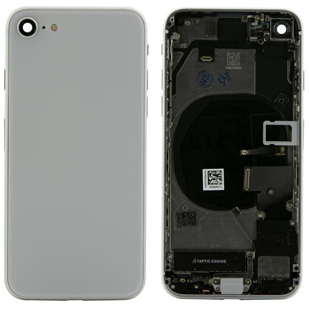 Back Housing with Small Parts iPhone 8 - White