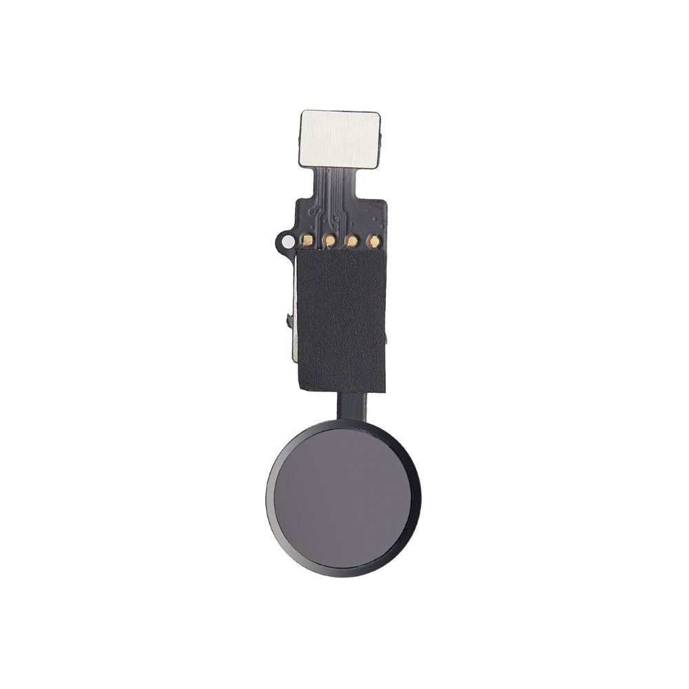 Home Button and Flex Cable [needs to change IC from original home button] For iPhone 8/8 Plus - Black