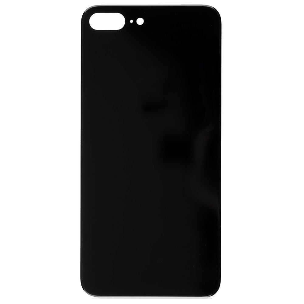Back Glass Cover (Big Camera Hole) For iPhone 8 Plus - Black