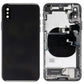 Back Housing with Small Parts For iPhone X - Black
