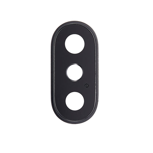 Rear Camera Lens with Metal Piece For iPhone X