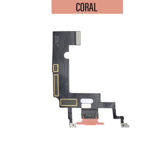 Charging Port Flex Cable For iPhone XR - Coral
