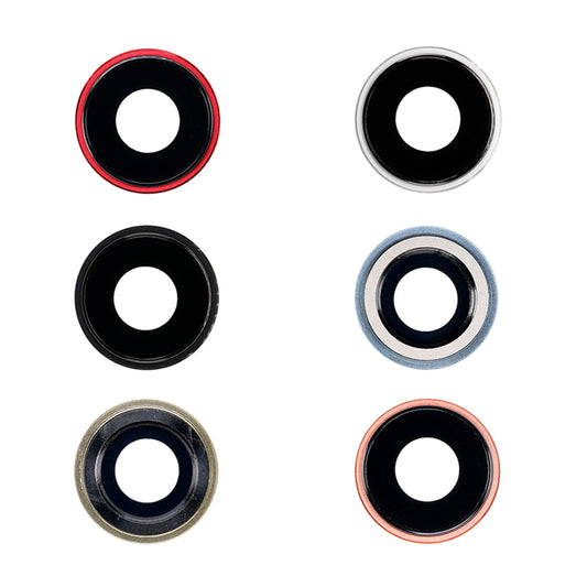 Rear Camera Lens with Metal Piece For iPhone XR