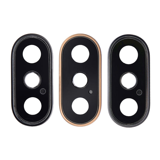 Rear Camera Lens with Metal Piece For iPhone XS