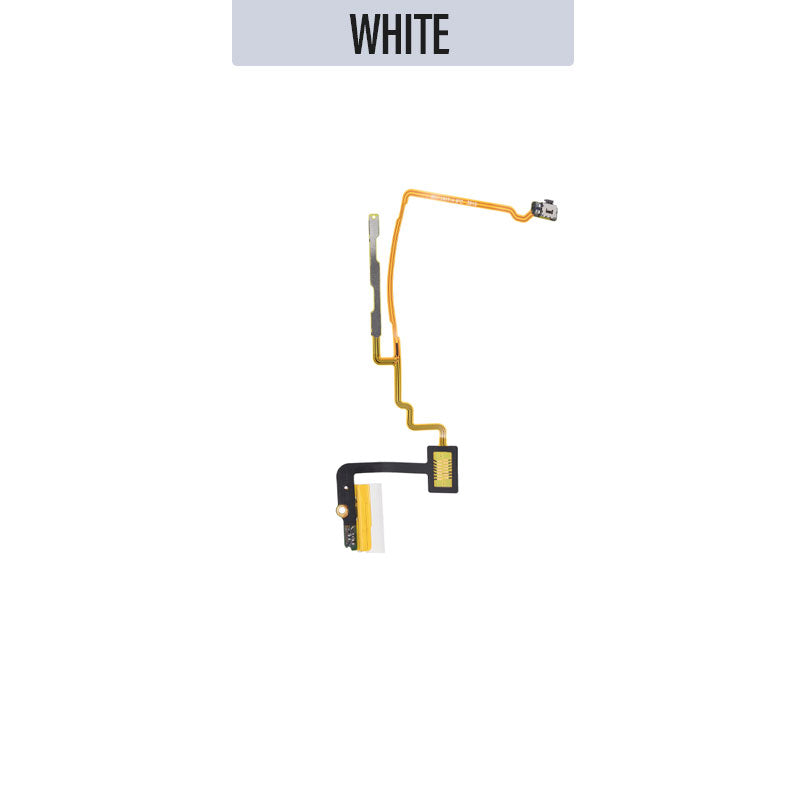 Power Volume / Headphone Jack Flex For iPod Nano 7 - White