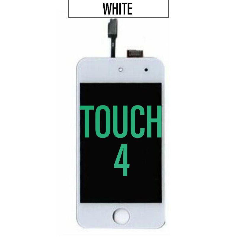 LCD Touch Screen Assembly For iPod Touch 4 - White