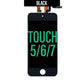 LCD Touch Screen Assembly For iPod Touch 5/6/7 - Black