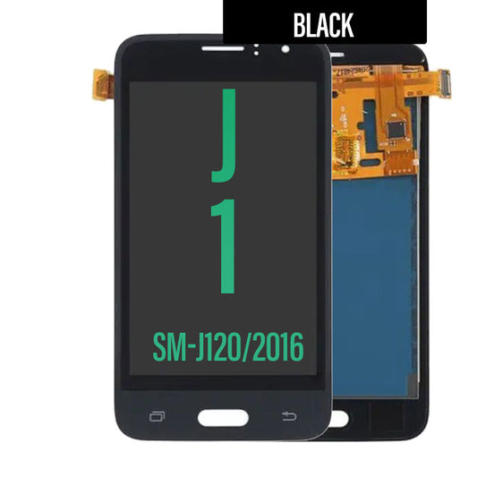 LCD Digitizer Screen Assembly for Galaxy J1 2016 J120 - Black
