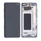 LCD Digitizer Screen Assembly with Frame Service Pack for Galaxy S10 Plus G975 - Ceramic Black