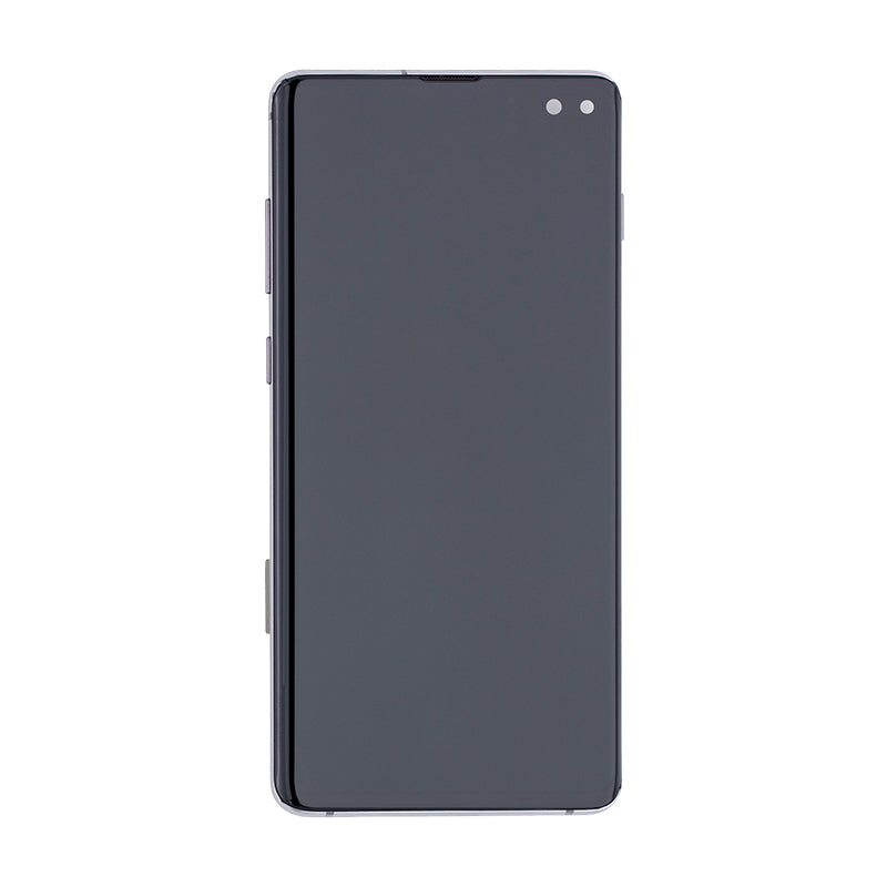 LCD Digitizer Screen Assembly with Frame Service Pack for Galaxy S10 Plus G975 - Prism Black