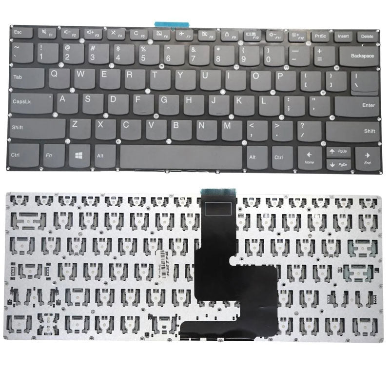 Laptop Keyboard Replacement for Lenovo V130-14IKB 330S-14 V330-14 E43-80 K43C-80 14-2019 English