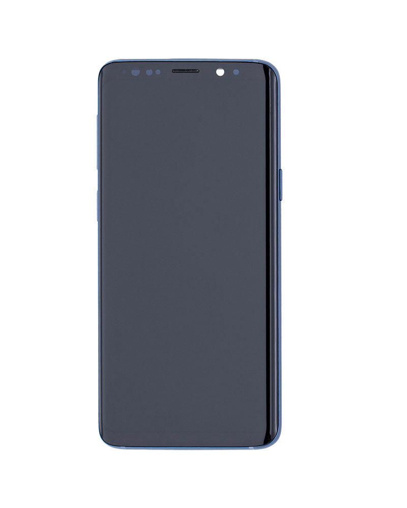 LCD Digitizer Screen Assembly With Frame Service Pack for Galaxy S9 G960 - Coral Blue