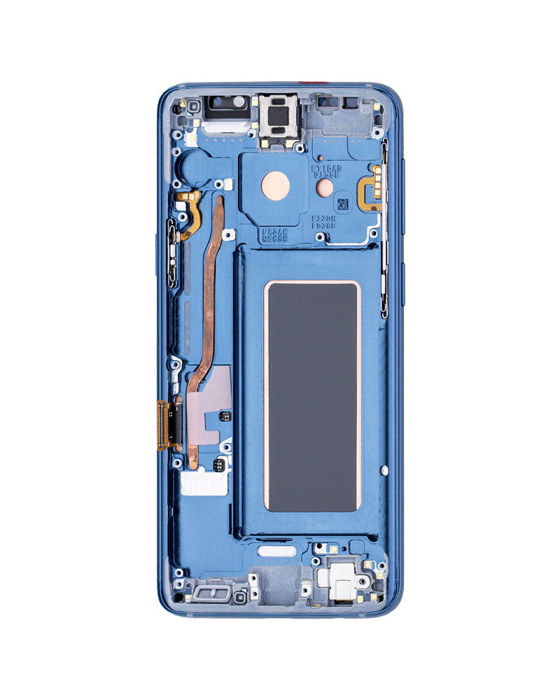 LCD Digitizer Screen Assembly With Frame Service Pack for Galaxy S9 G960 - Coral Blue