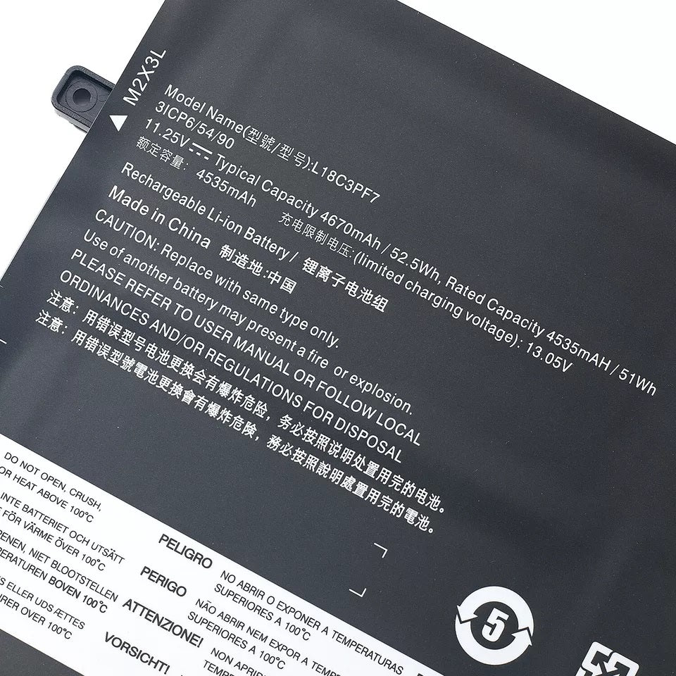 Battery Replacement  L18C3PF7 L18L3PF3 L18M3PF7 For Lenovo Ideapad S340-15API S340-15IWL