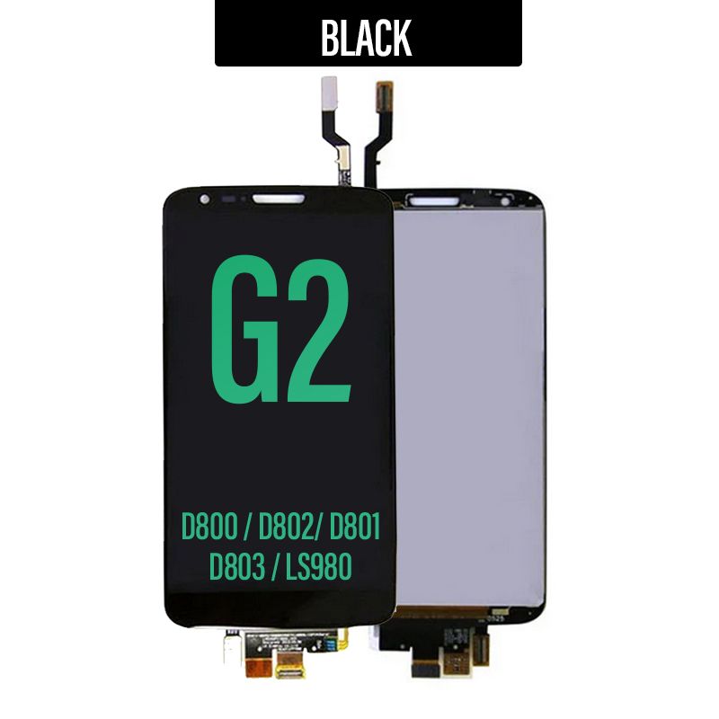 LCD Touch Screen Assembly For LG G2 - White
