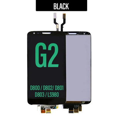 LCD Touch Screen Assembly For LG G2 - White