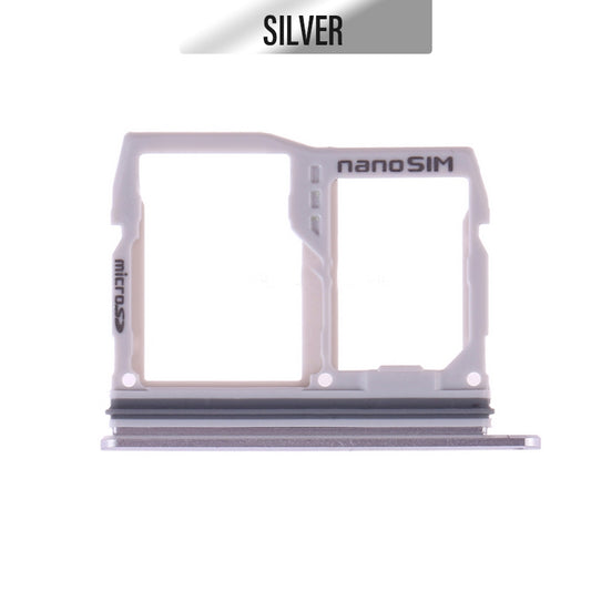 LG G6 Sim Card Tray -Silver- Double