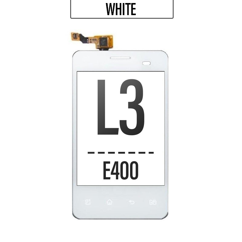 LCD Digitizer Screen Replacement for LG L3- White