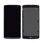 LCD Touch Screen Assembly with Frame For LG Leon - Black