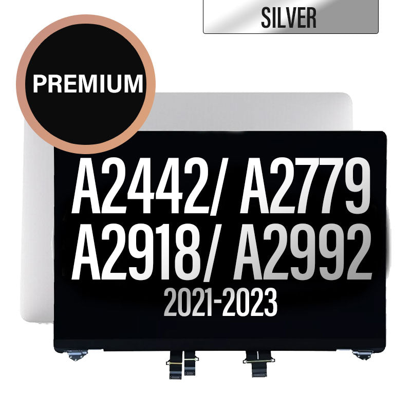 LCD Assembly Complete For Macbook Pro 14 A2442/ A2779/ A2918/ A2992 - Space Silver