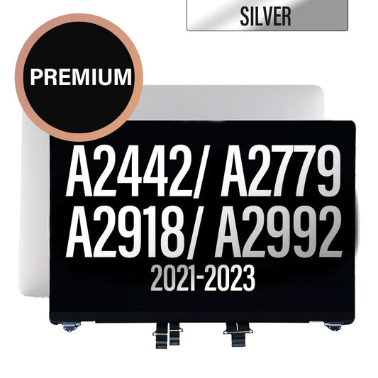 LCD Assembly Complete For Macbook Pro 14 A2442/ A2779/ A2918/ A2992 - Space Silver