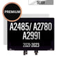LCD Assembly Complete For Macbook Pro 16 A2485/ A2780/ A2991 - Space Silver