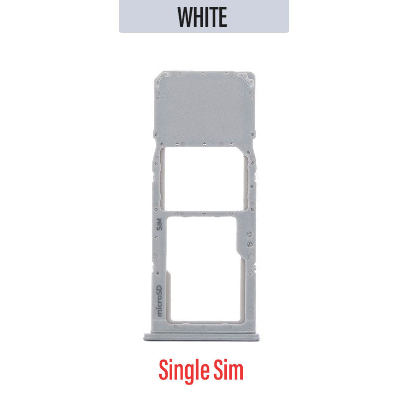 Single sim Tray Replacement for Galaxy A20 / A30 /A50 / A70- White