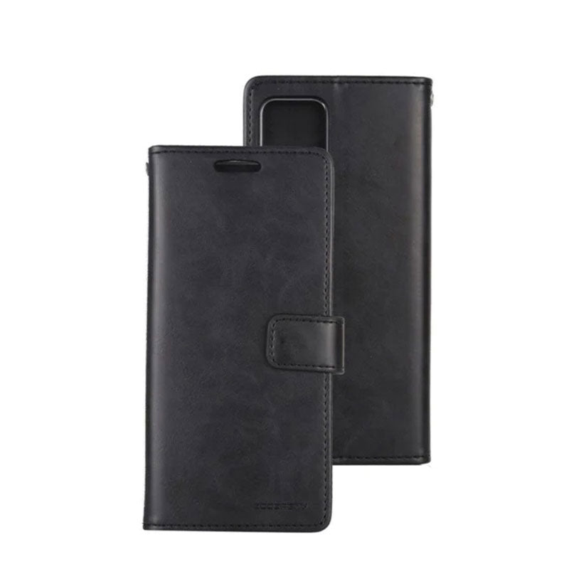 Mercury Blue Moon Diary Leather Case Cover For iPhone 16E