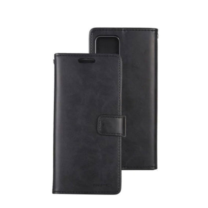 Mercury Blue Moon Diary Leather Case Cover For iPhone 16E