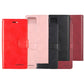 Mercury Blue Moon Diary Leather Case Cover For iPhone 16E
