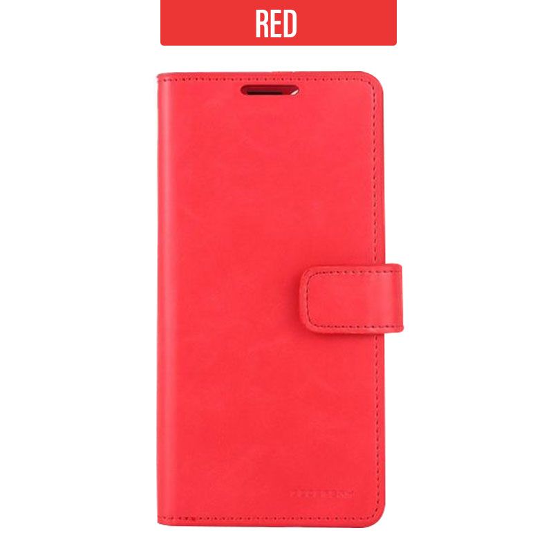 Mercury Blue Moon Diary Leather Case Cover For iPhone 17