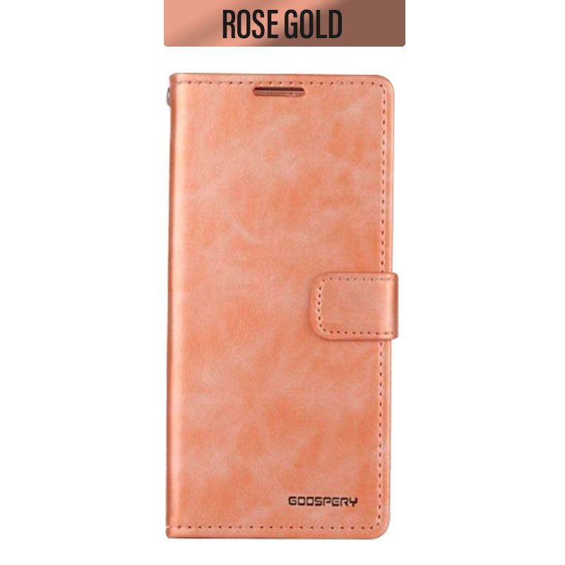 Mercury Blue Moon Diary Leather Case Cover For iPhone 17