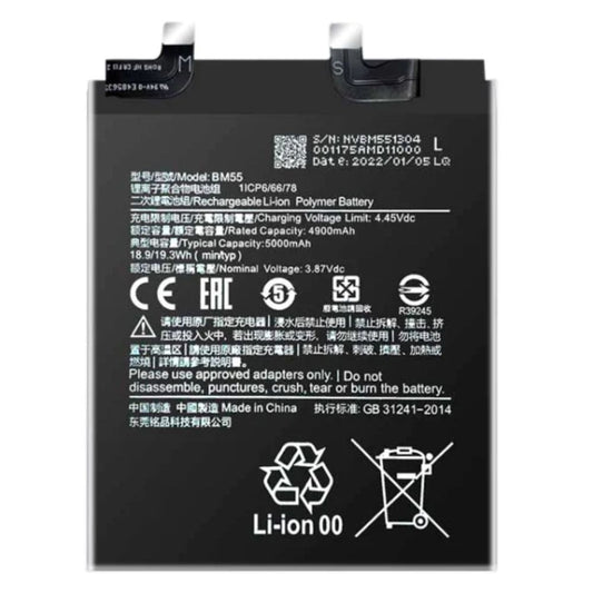 Battery Replacement for Xiaomi Mi 11 Pro/ 11 Ultra BM55