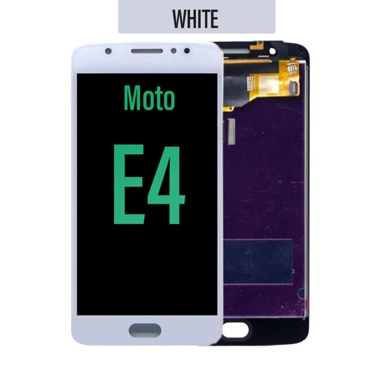 LCD Digitizer Touch Screen Assembly for Moto E4 -White