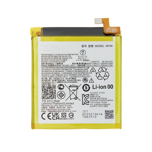 Battery Replacement Compatible For Motorola Moto Edge 20 Pro- MT45