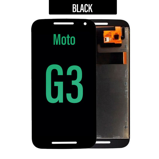 LCD Touch Screen Assembly for Moto G3- Black