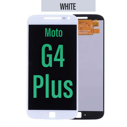 LCD Screen and Digitizer Assembly For Motorola Moto G4 Plus- White