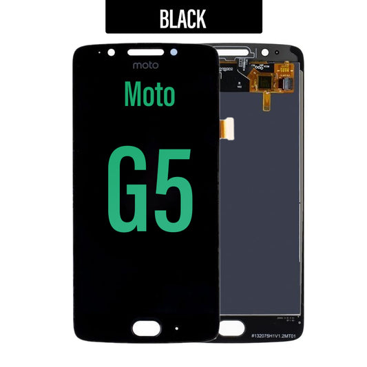 LCD Touch Screen Assembly for Motorola Moto G5- Black