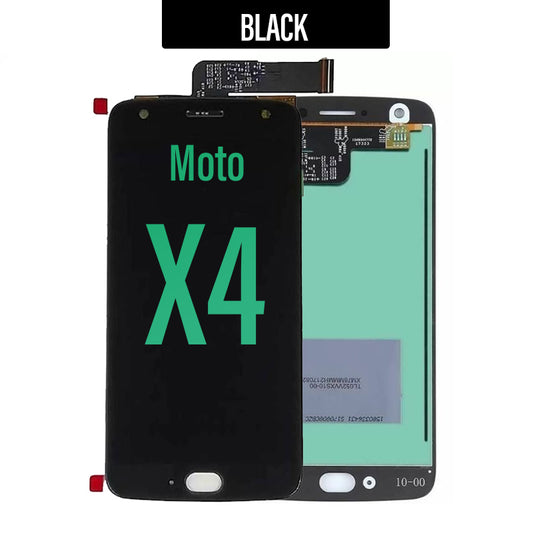LCD Touch Screen Assembly for Motorola X4- Black