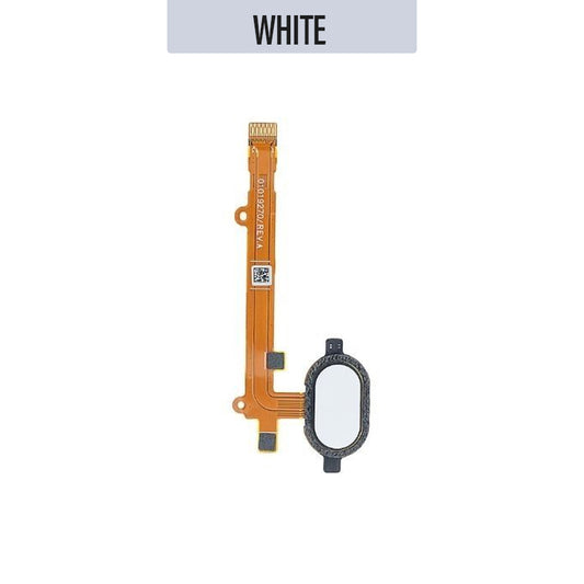 Home Button Flex Assembly for Moto Z2 Play- White