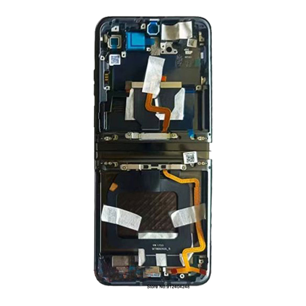LCD Touch Screen Assembly With Frame for Motorola Razr 40 Ultra 5G- Blue