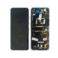 LCD Touch Screen Assembly With Frame for Motorola Razr 40 Ultra 5G- Blue