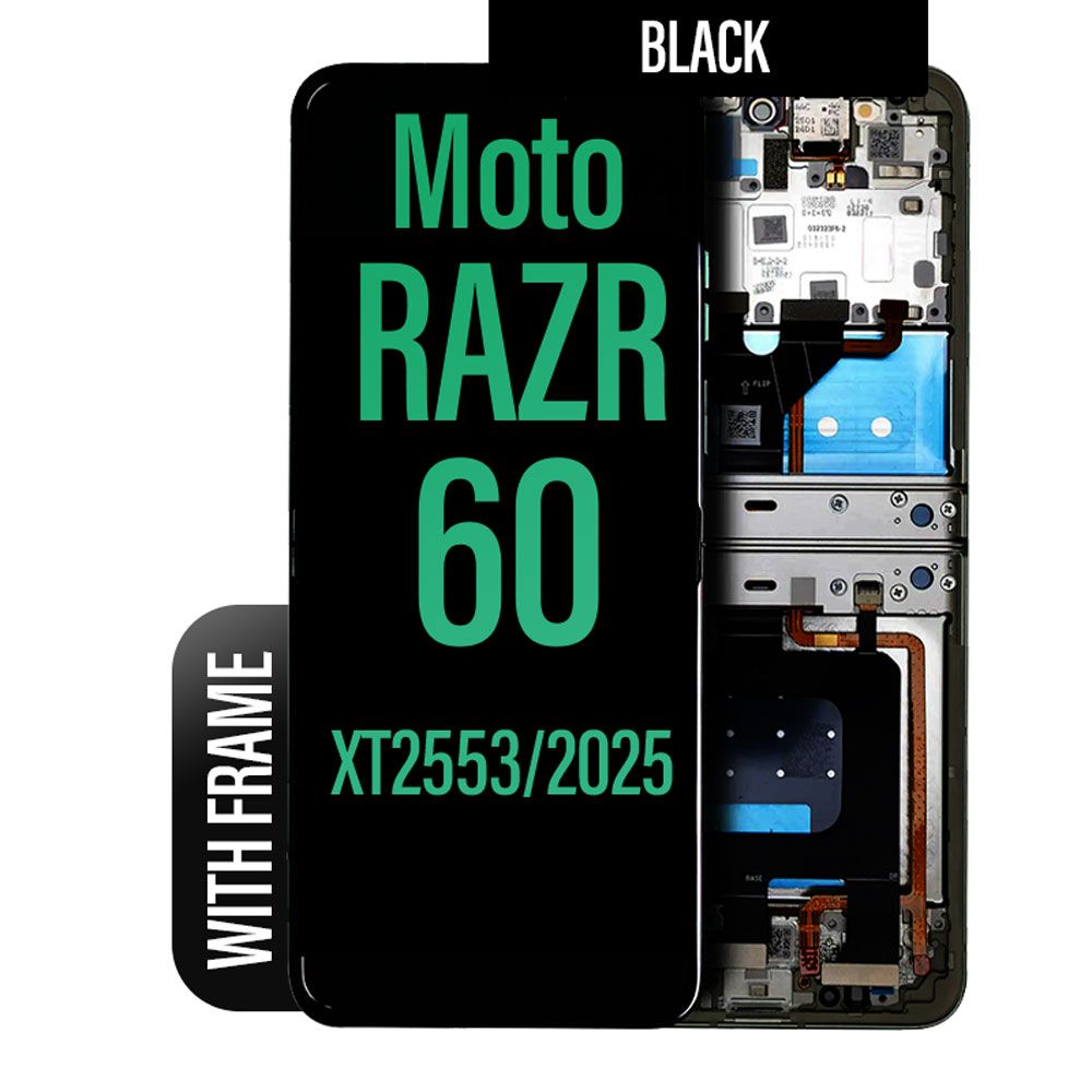 LCD Touch Screen Assembly With Frame for Motorola Razr 60