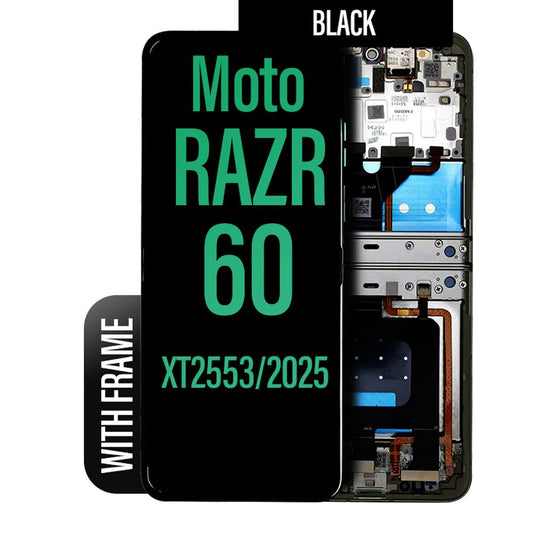 LCD Touch Screen Assembly With Frame for Motorola Razr 60