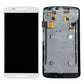 Motorola Moto X Play LCD Digitizer Assembly Frame- White