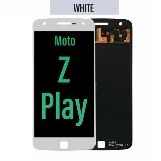 LCD Digitizer Touch Screen Assembly for Motorola Moto Z Play-White