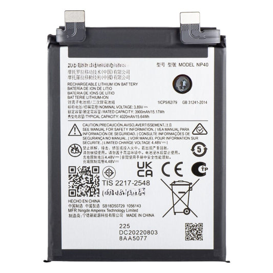 Battery Replacement Compatible For Motorola Moto Edge 30 Neo- NP40