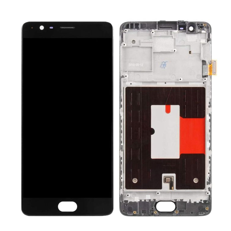 LCD Touch Screen Assembly With Frame Replacement For OnePlus 3/ 3T