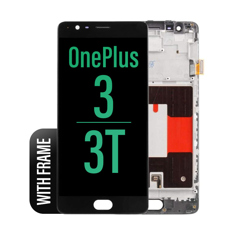 LCD Touch Screen Assembly With Frame Replacement For OnePlus 3/ 3T