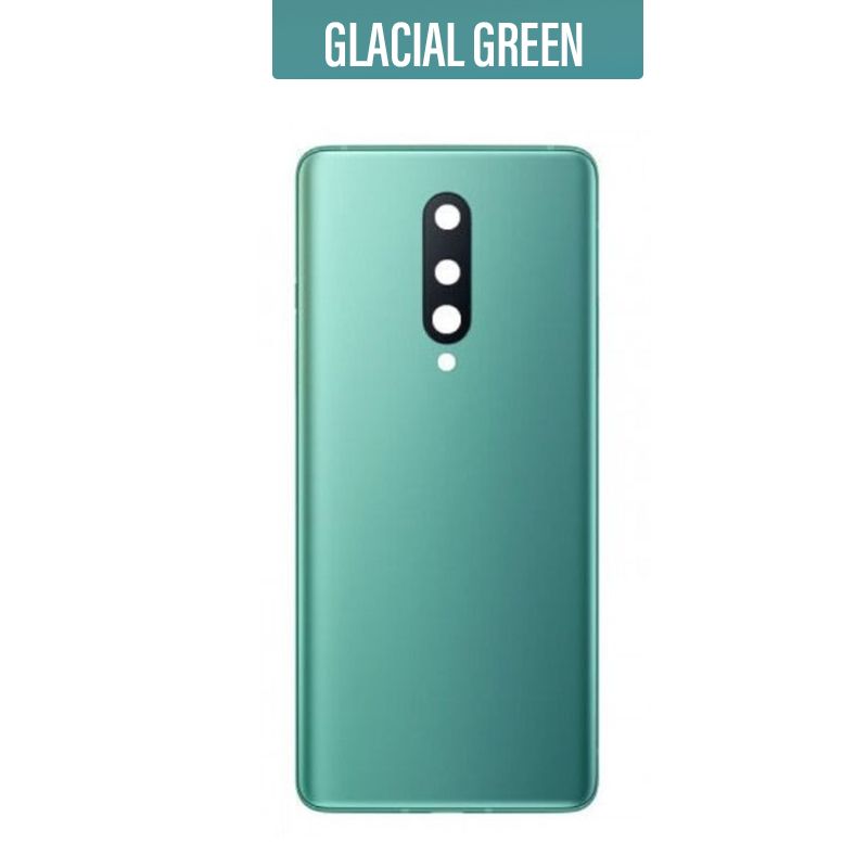 Back Glass Cover with Camera Lens For OnePlus 8 - Glacial Green